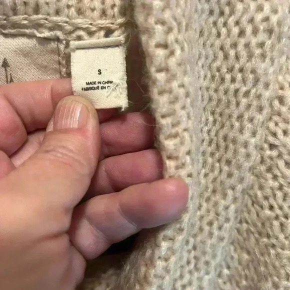 Anthropologie Angel of the North Poncho Cardigan Sweater - Picture 4 of 7